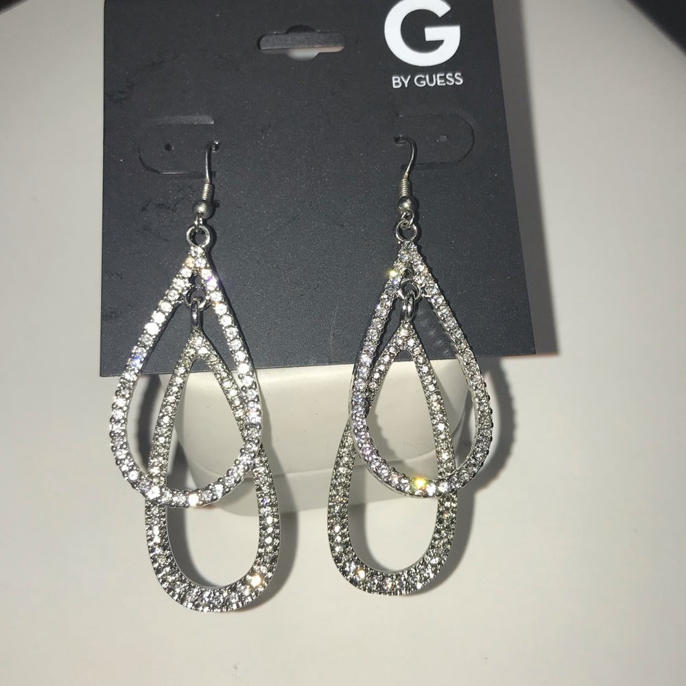 Guess Diamond Chandelier Earrings